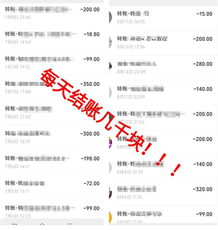 多平台内容代发 结算记录